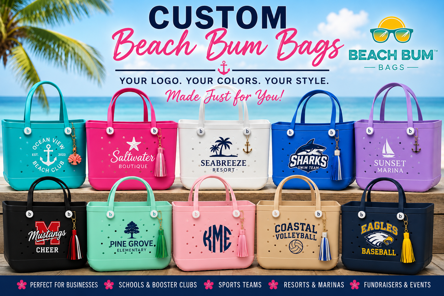 Have You Ever Wanted a Custom Bogg Bag? | Custom Logo Beach Bags