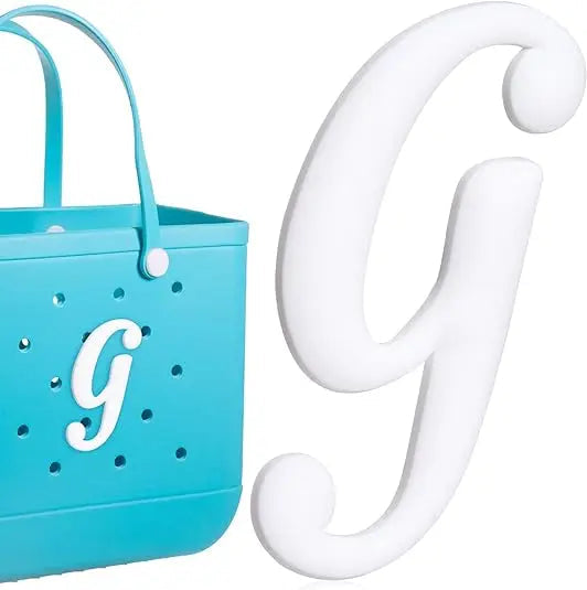 Personalized Letter Bag Charms | A–Z Alphabet Beach Bag Accessories
