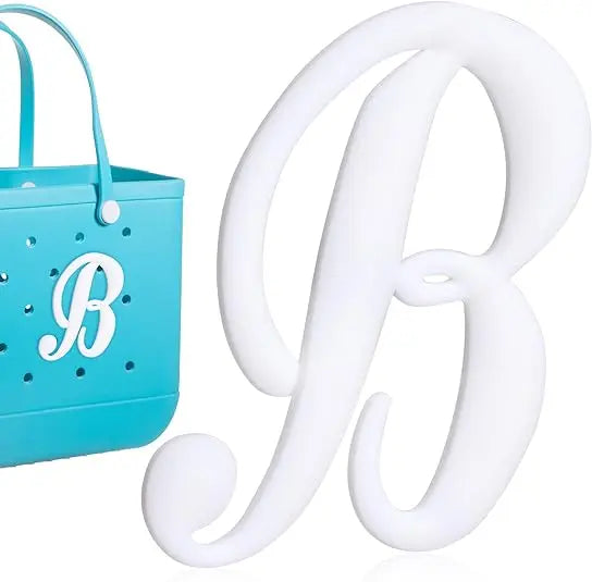 Personalized Letter Bag Charms | A–Z Alphabet Beach Bag Accessories