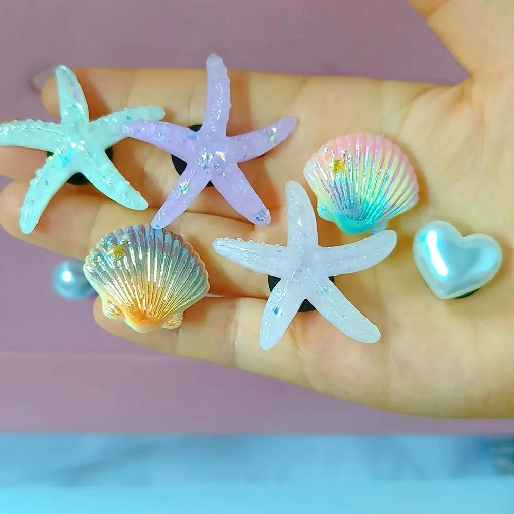 Coastal Pearl & Seashell Bag Charms | Starfish Beach Accessories