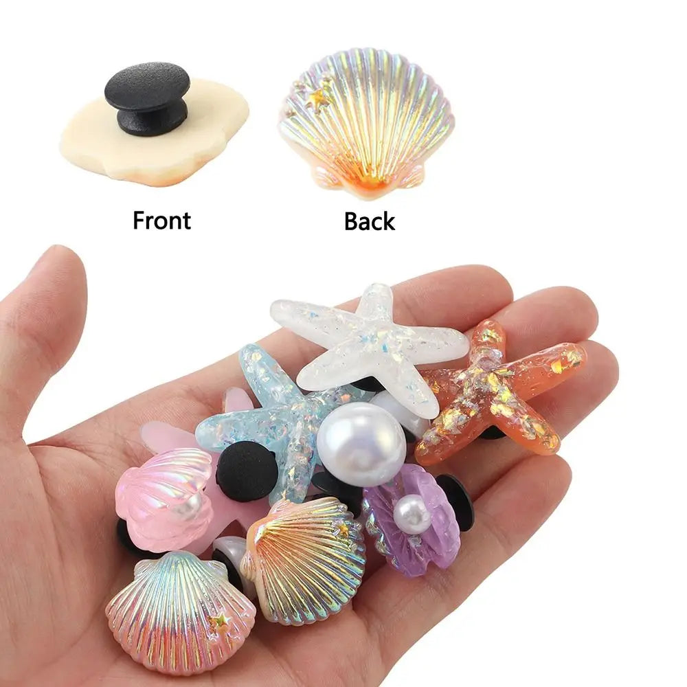 Coastal Pearl & Seashell Bag Charms | Starfish Beach Accessories