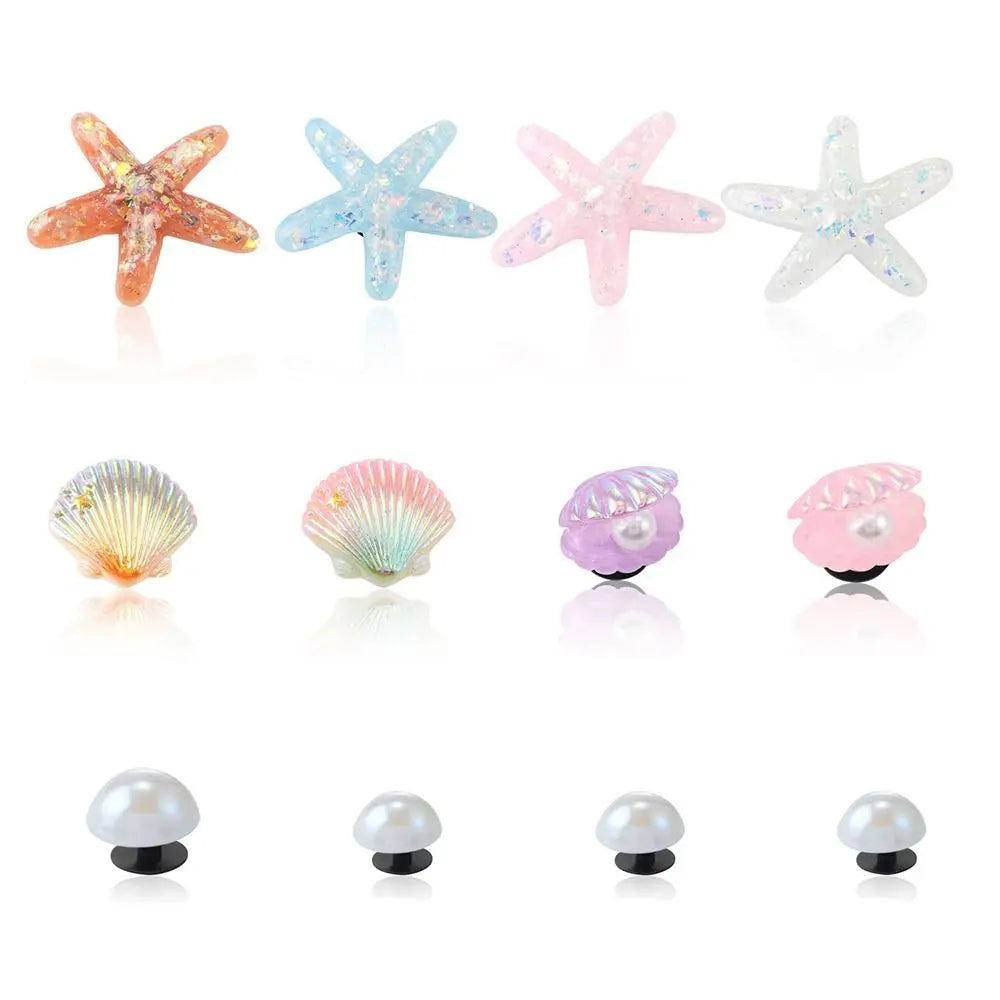 Coastal Pearl & Seashell Bag Charms | Starfish Beach Accessories