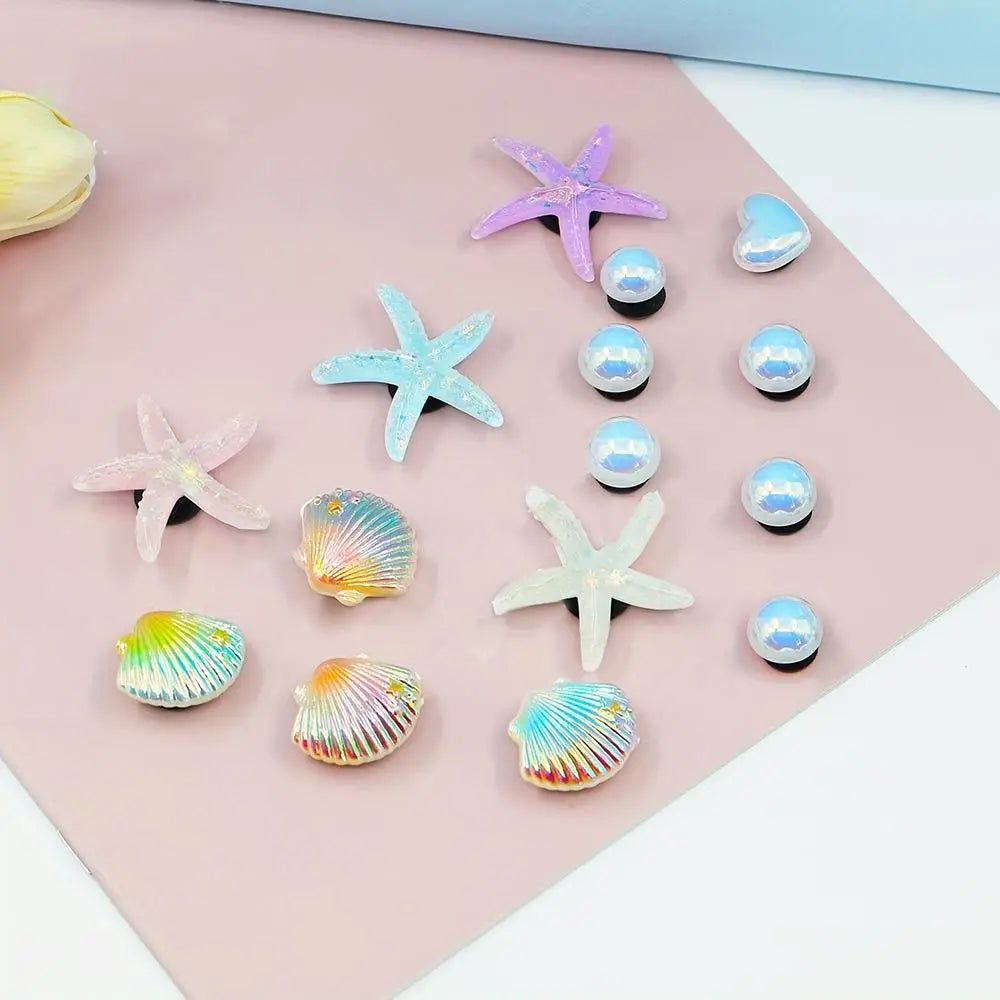 Coastal Pearl & Seashell Bag Charms | Starfish Beach Accessories