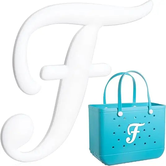 Personalized Letter Bag Charms | A–Z Alphabet Beach Bag Accessories