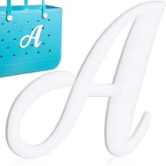 Personalized Letter Bag Charms | A–Z Alphabet Beach Bag Accessories