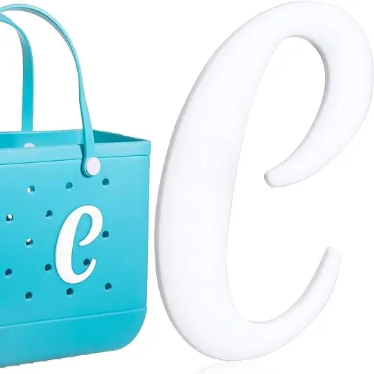 Personalized Letter Bag Charms | A–Z Alphabet Beach Bag Accessories