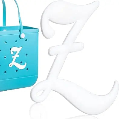 Personalized Letter Bag Charms | A–Z Alphabet Beach Bag Accessories