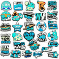 Swim Team Bag Charms | 29-Piece Swimming Charm Set