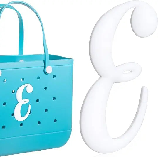 Personalized Letter Bag Charms | A–Z Alphabet Beach Bag Accessories