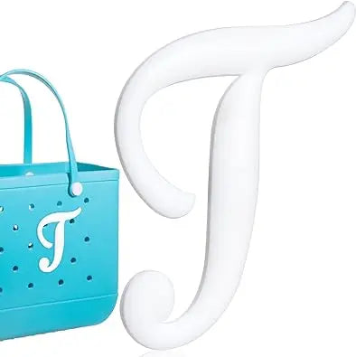 Personalized Letter Bag Charms | A–Z Alphabet Beach Bag Accessories